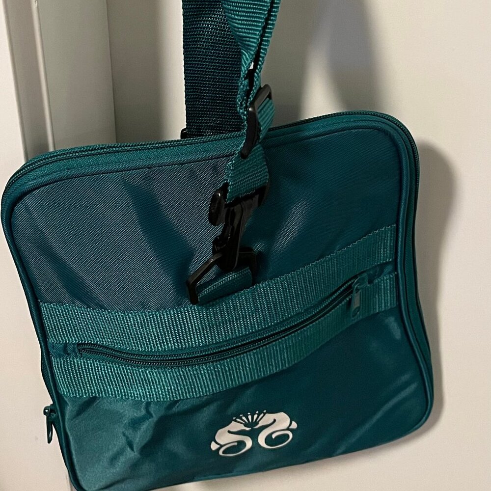 Gemline Matching Pair Expandable Turquoise Duffle Bags